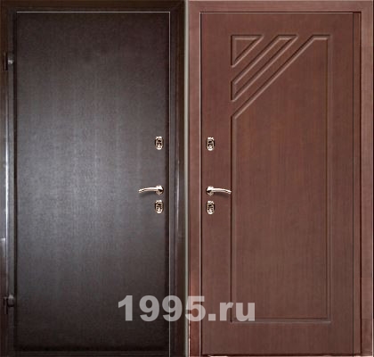 Двери эконом класса с винилискожей и МДФ